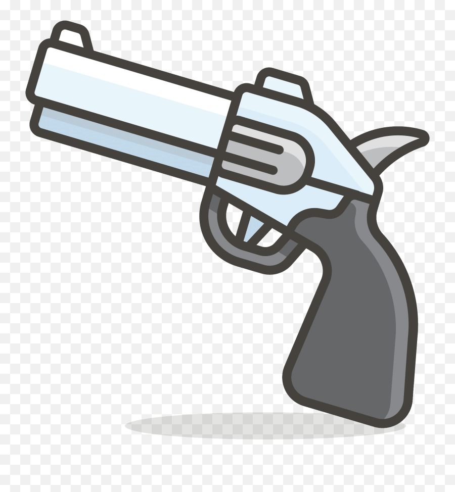 Pistol Emoji Clipart - Transparent Clipart Transparent Background Transparent Guns Cartoon Png,Weapon Emoji