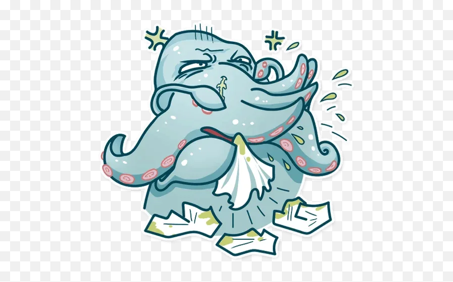 Stickers Set For Telegram Emoji,Cthulu Emoji