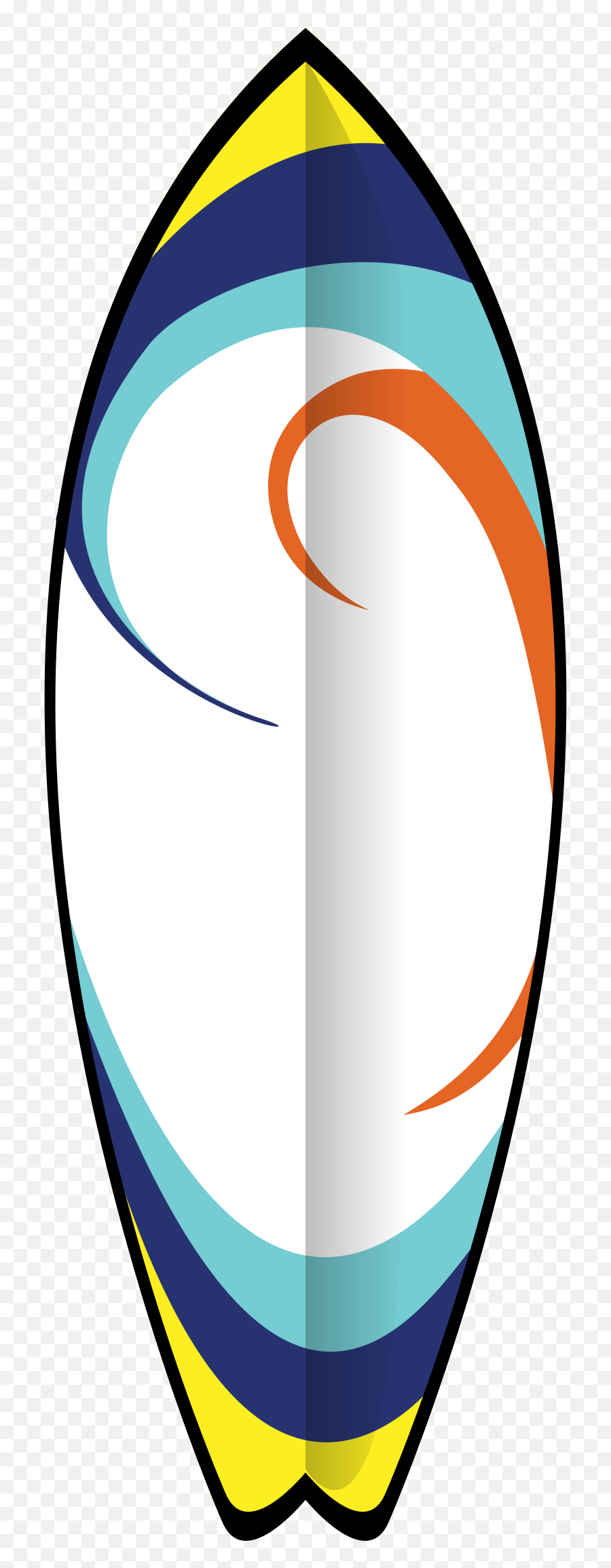 Summer Surfboard Clipart Free Download Transparent Png - Surf Board Clip Art Emoji,Summer Emoji