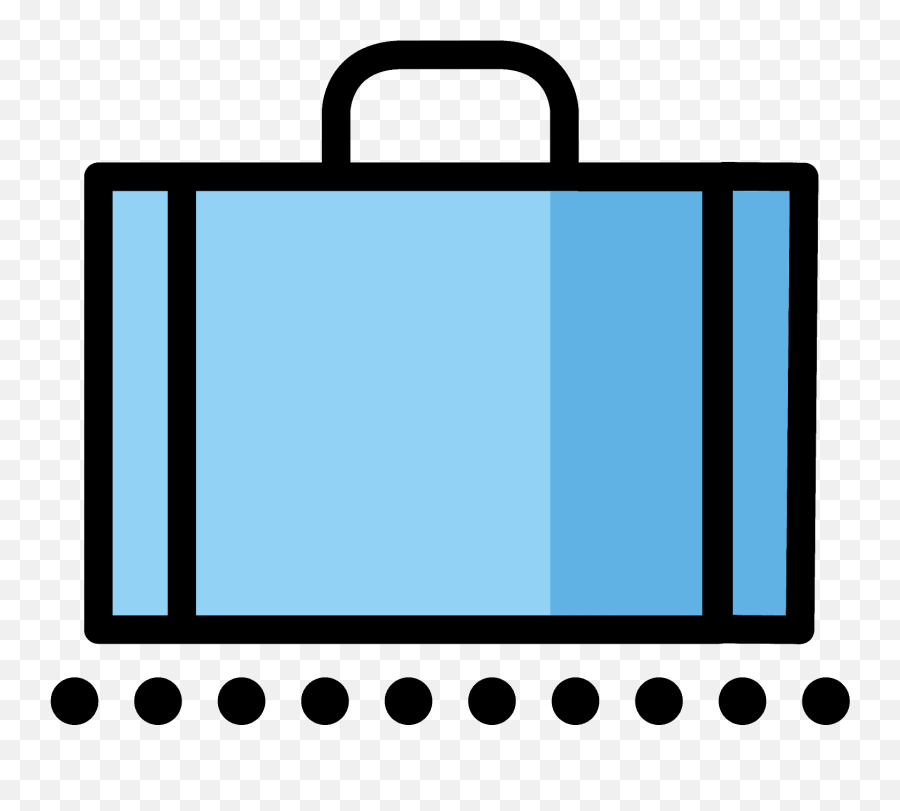 Baggage Claim Emoji Clipart - Vertical,Tourist Emoji