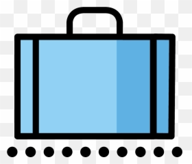 Baggage Claim Emoji Clipart - Vertical,Tourist Emoji