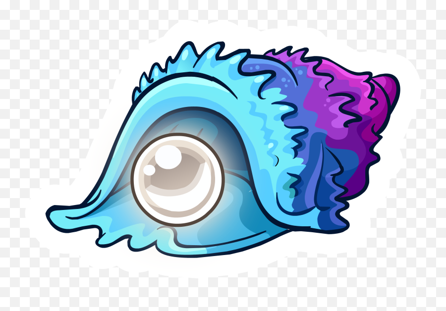 Mermaid Shell Pin Club Penguin Wiki Fandom - Shell Little Mermaid Png Emoji,Conch Shell Emoji