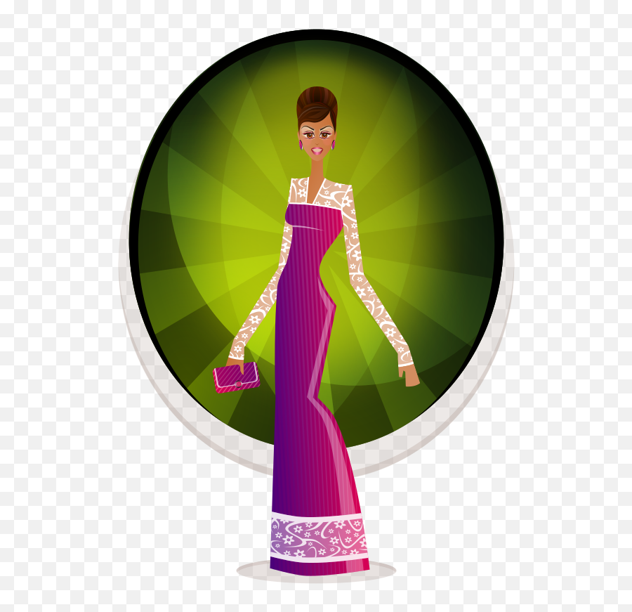 Download Free Png Glamour Girl - Dlpngcom Hollywood Glamor Clip Art Emoji,Glamour Emoji