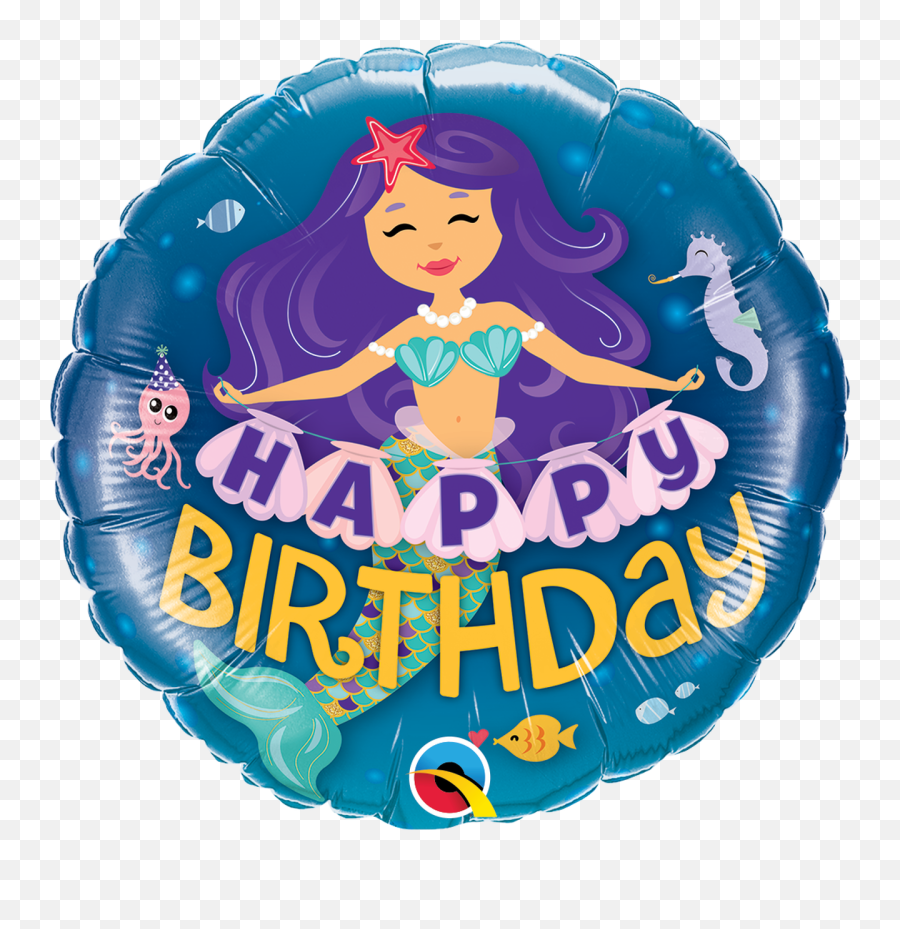 Happy Birthday Mermaid - Happy Birthday Sirene Emoji,70th Birthday Emoji