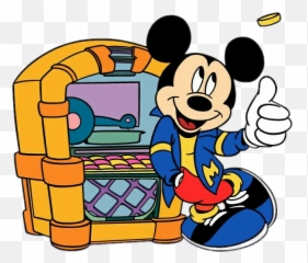 Jukebox Sticker - Dessin Animé Mickey Mouse Emoji,Fonzie Emoji