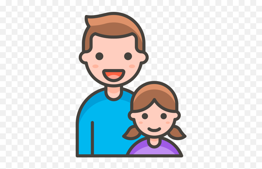 Family Man Girl Free Icon Of 780 Free Vector Emoji - Emoji Juiz,Man Woman Emoji