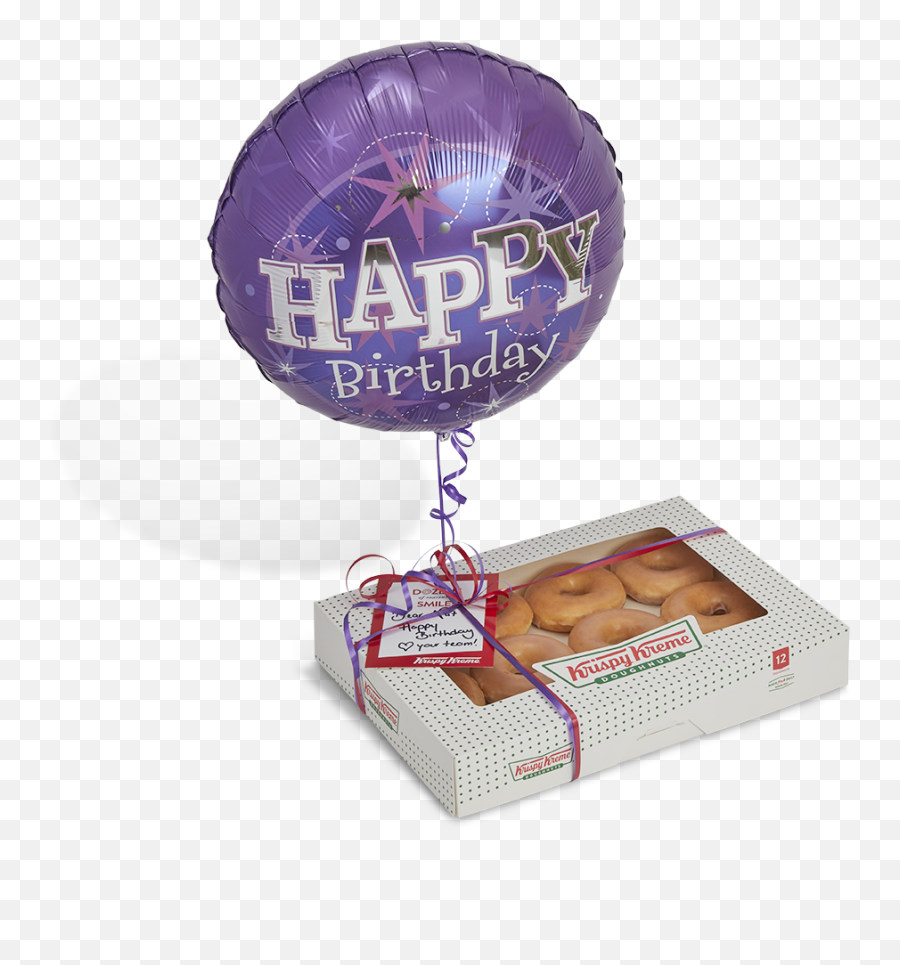 Buy Krispy Kreme Doughnuts Online Free Delivery Or Click - Gift Pack With Balloon Emoji,Emoji Balloons For Sale