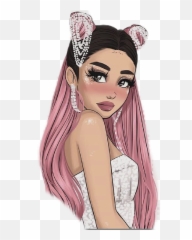 Trending Ariana - Drawing Anime Ariana Grande Emoji,Ariana Grande Cloud Emoji Dolman