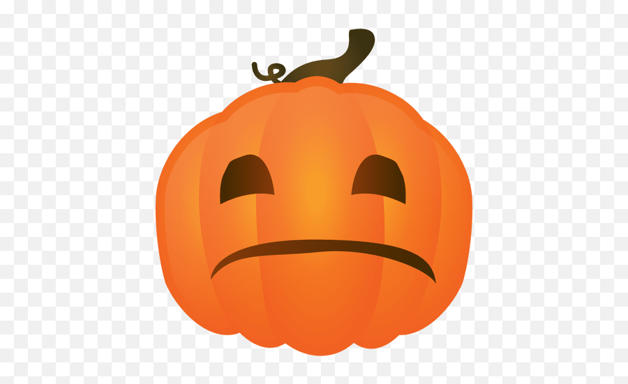Sad Halloween Pumpkin - Sad Pumpkins Clipart Emoji,Pumpkin Emoji Transparent
