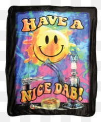 Have A Nice Dab Fleece Large Blanket - Have A Nice Dab Poster Emoji,Phew Emoji