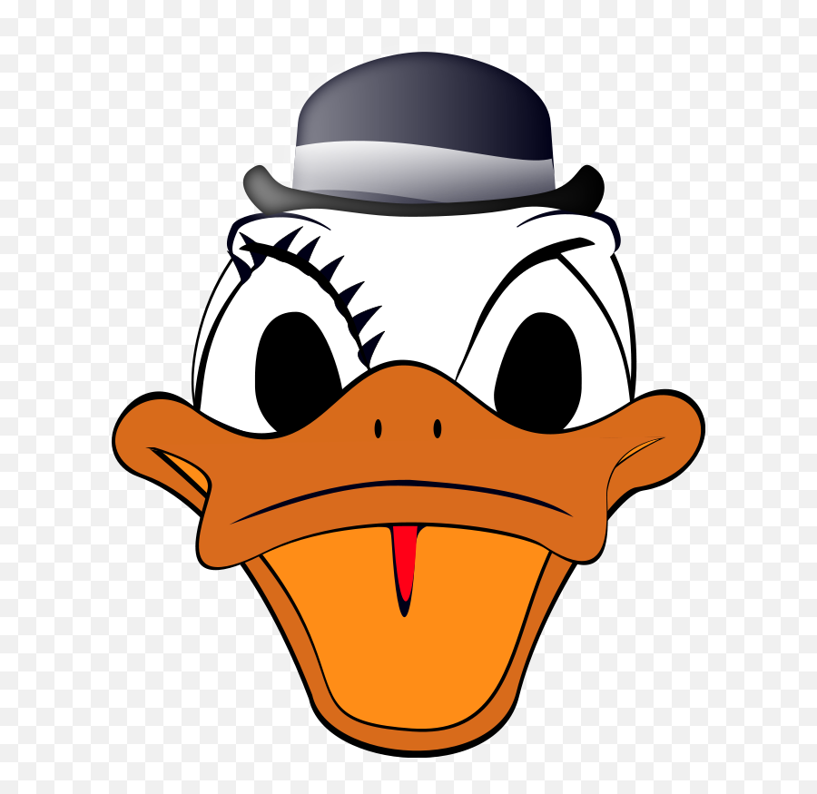 Funny Bowling Clipart - Funny Duck Face Cartoon Png Emoji,Gutterball Emoticon