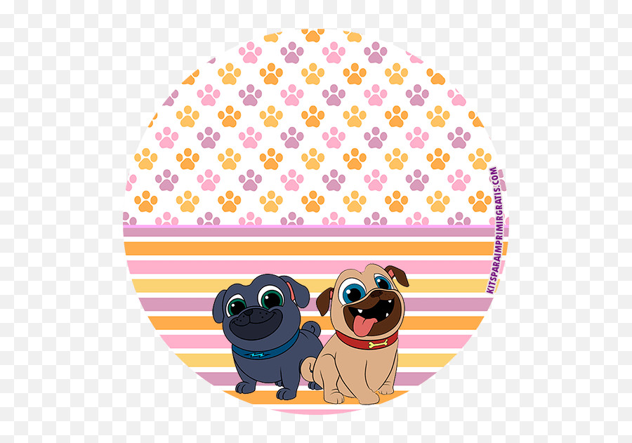 Kit Imprimible De Puppy Dog Pals Para Ninas Descarga Gratis - Puppy Dog Pal Svg Emoji,Dulceros De Emojis