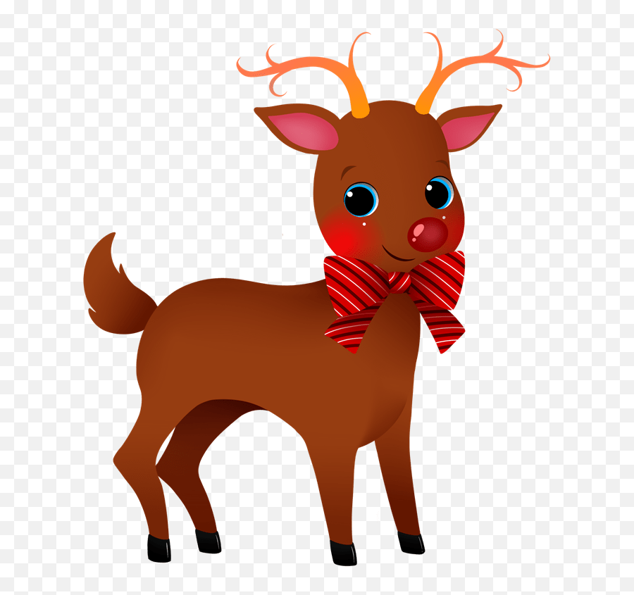 Cartoon Transparent Reindeer Clipart - Novocomtop Transparent Background Reindeer Clipart Emoji,Cutecraft Emojis
