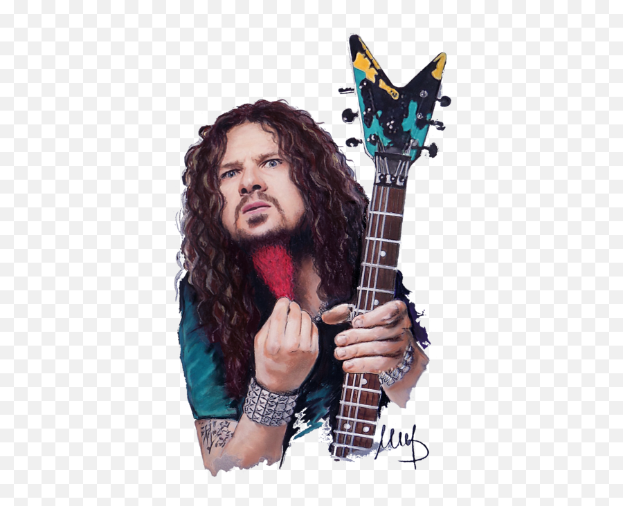 Dimebag Darrell Bath Towel For Sale - Transparent Dimebag Darrell Png Emoji,Dimebag Darrell Emoticon Metal