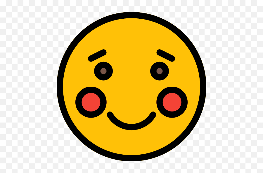 Shy - Free Smileys Icons Cooperativa Blanco Y Negro Emoji,Emoticons To Copy