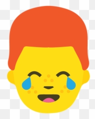 Redhead Emoji Stickers By Asa Bowes - Happy,Winking Anime Emoticon
