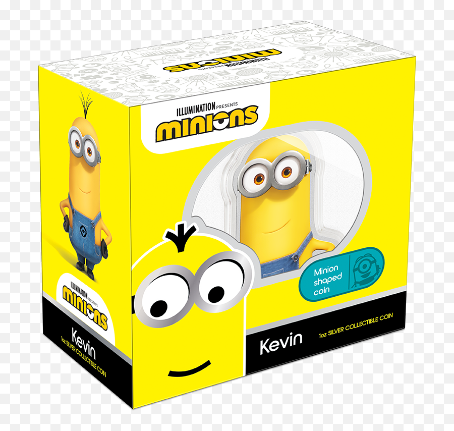 Kevin Minion Made 1 Oz Silver Coin 2 Niue 2021 - Stuart Minion Emoji,Coin Emoticon For Facebook