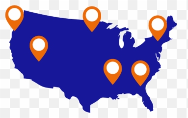 Grants And Partnerships - Usa Simple Map Emoji,Clipart No Backs Transparent .png Format Emoticons