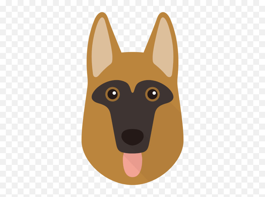 Personalized Dog Cards For Any Occasion Yappycom - German Shepherd Icon Emoji,German Sheppherd Emotions Based On Ears