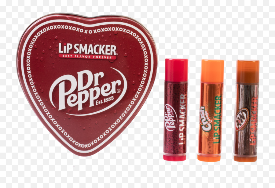 Dr Pepper Lip Balms Lip Glosses - Lip Smacker Dr Pepper Emoji,Emoji Lip Gloss