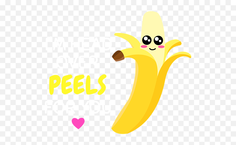 Im Head Over Peels For You Cute Banana Pun Womenu0027s T - Shirt Emoji,Emoticons - Banana E Water Girl