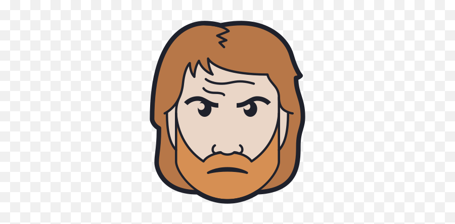 Chuck Norris Icon - Chuck Norris Icon Png Emoji,Chuck Norris Emoji