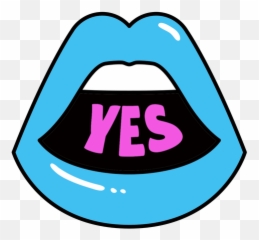 Yes Lips Color Stroke Badge Transparent Png U0026 Svg Vector Emoji,Lips Different Emotions