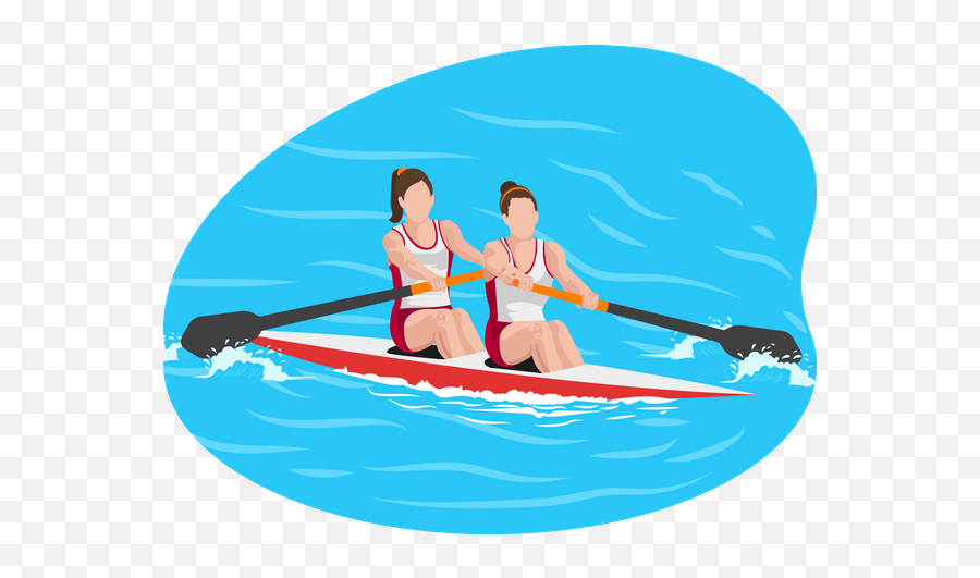 Best Premium Couple Doing Figure Skating Illustration Emoji,Canoeing And Kayaking Emojis