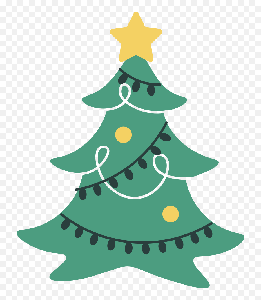 Christmas Tree Clipart Illustrations U0026 Images In Png And Svg Emoji,Jungle Leaf Emoji