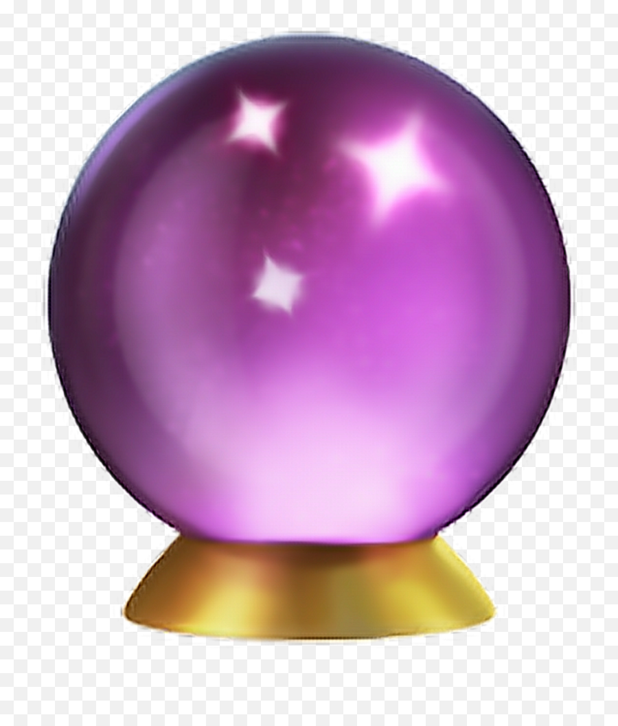Crystalball Emoji Apple Ios11 Purple Clipart - Full Size Crystal Ball Emoji Png,Cotton Candy Emoji