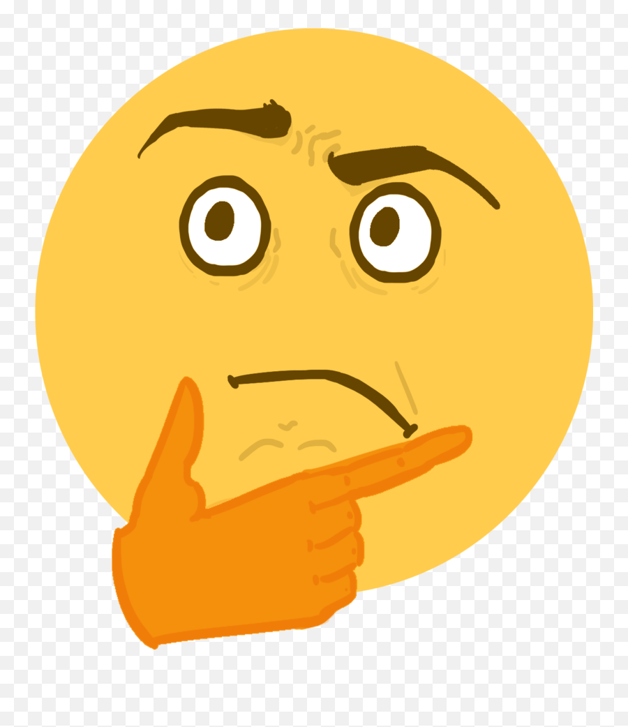 Concerned Thonk - Concerns Clipart Emoji,Thonk Emoji
