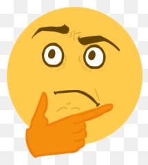 Concerned Thonk - Concerns Clipart Emoji,Thonk Emoji