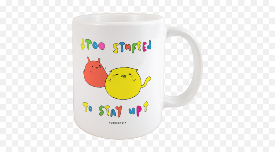 Too Stuffed Coffee Mug - Serveware Emoji,Coffee Cup Emoticon