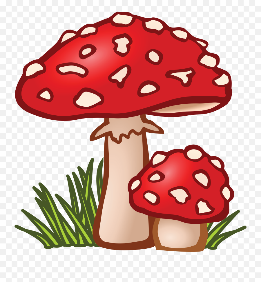 Free Clipart Of Mushrooms - Mushroom Clipart Png Emoji,Mushroom Emoji