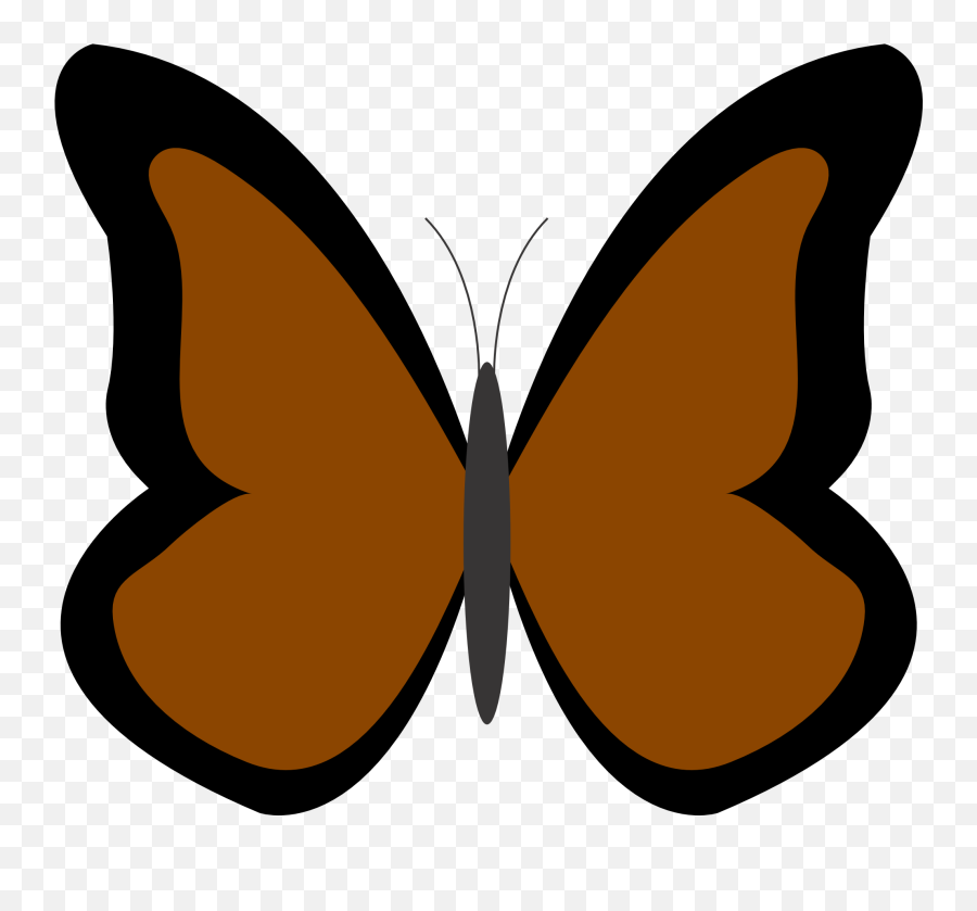 Brown Butterfly Clipart Butterfly Clip Art Brown - Butterfly Blue Clipart Png Emoji,Dallas Cowboys Emoji