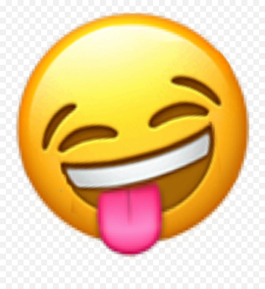 Crazy Happy Emoji Sticker,Self Made Emoji