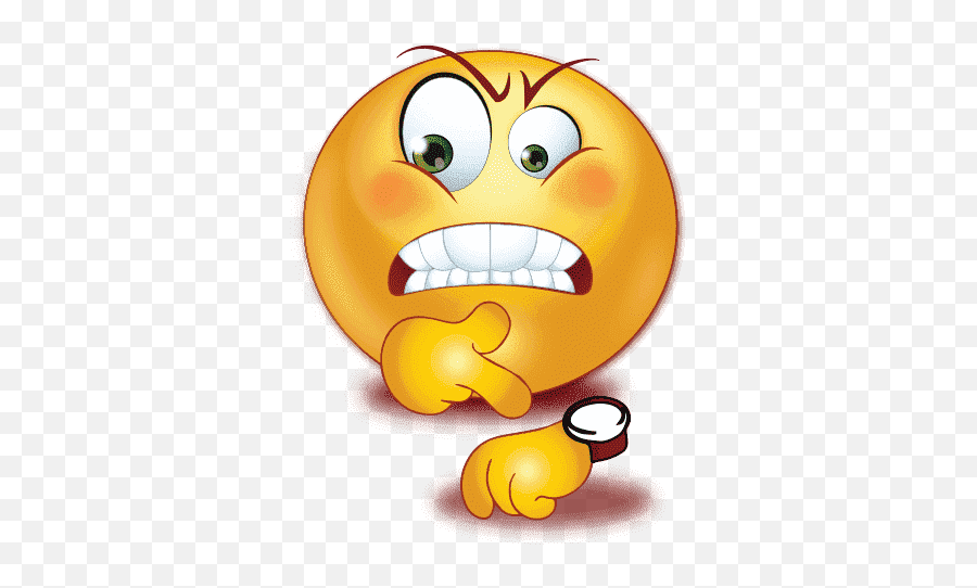 Angry Emoji Png File - Late Emoji Png,Angry Emoji
