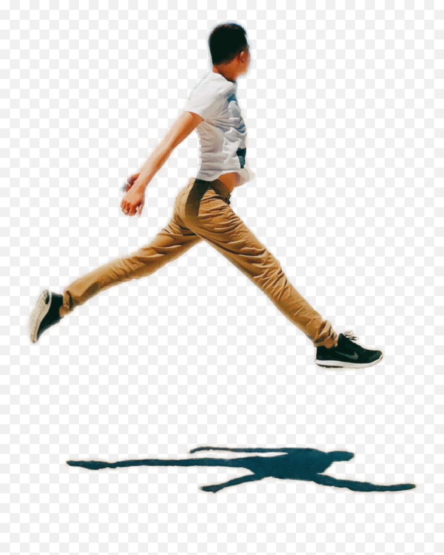 Jumping Boy Travels Sticker By Leanne Brown Emoji,Boy Running Emoji