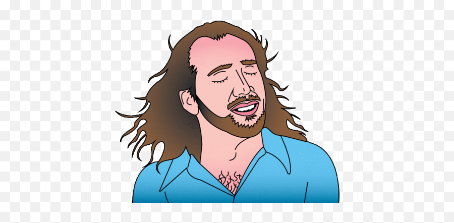 Top Forked Tongue Stickers For Android U0026 Ios Gfycat - Nicolas Cage Sticker Emoji,Tongue Emoji Android