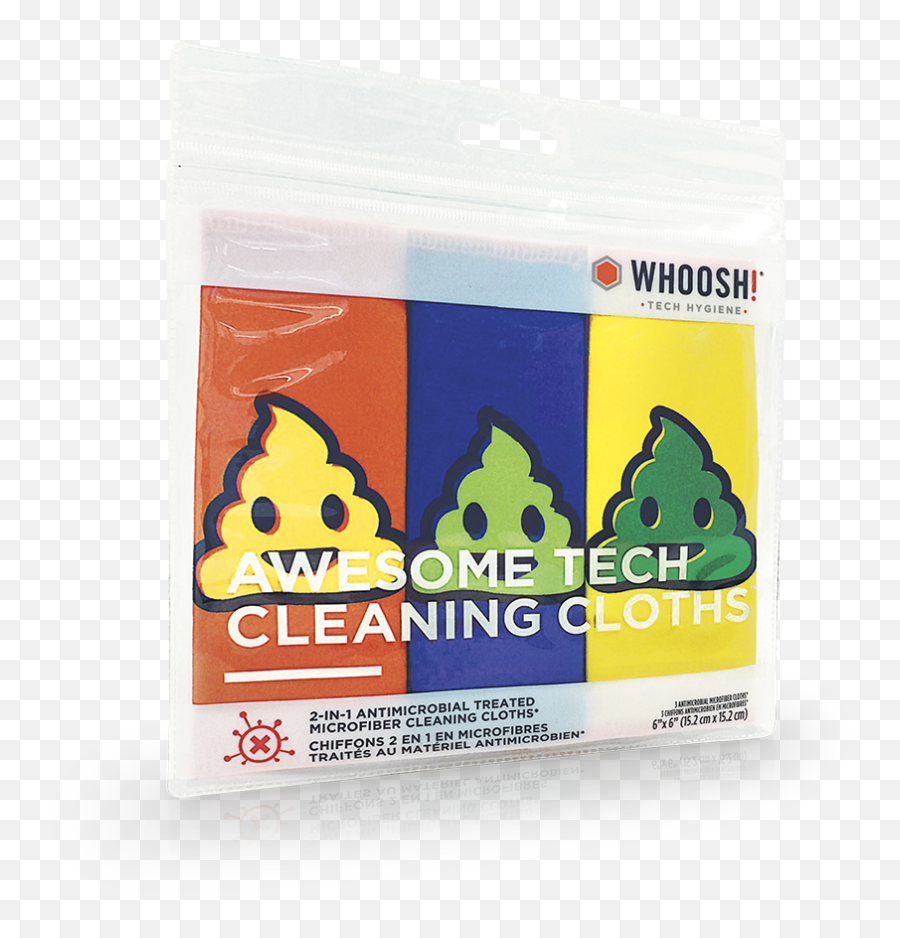 Whoosh Awesome Tech Cleaning Cloths - Household Supply Emoji,Whoosh Emoji