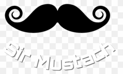 Mustache Sticker - Booth Emoji,Mustache Emoji Text