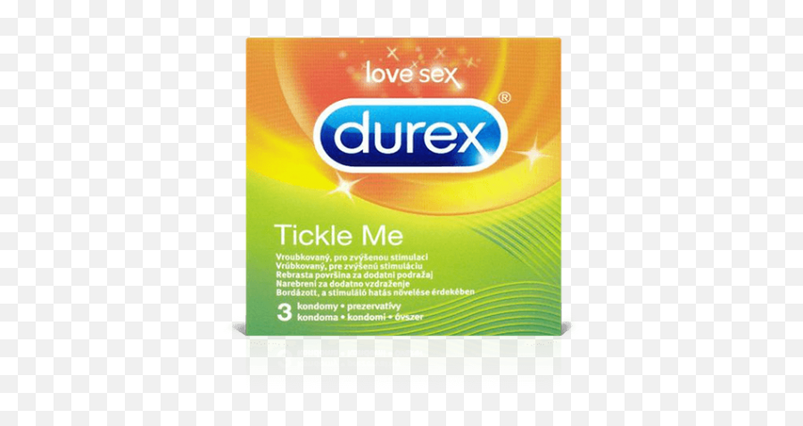 Durex Tickle Me Condoms 3 Pcs - Durex Emoji,Durex Emojis