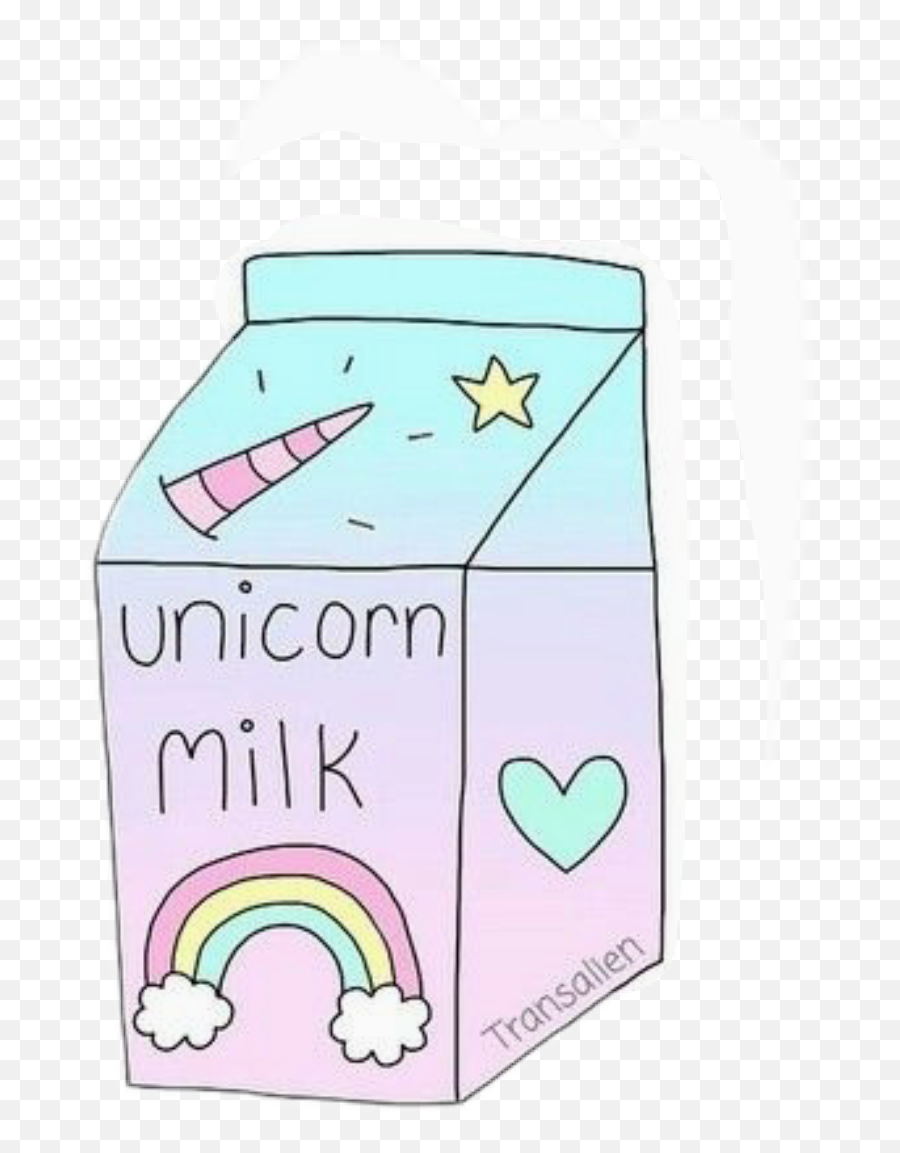 Unicornmilkunicornmagic Sticker By Melike Asci - Girly Emoji,Asci Emoji