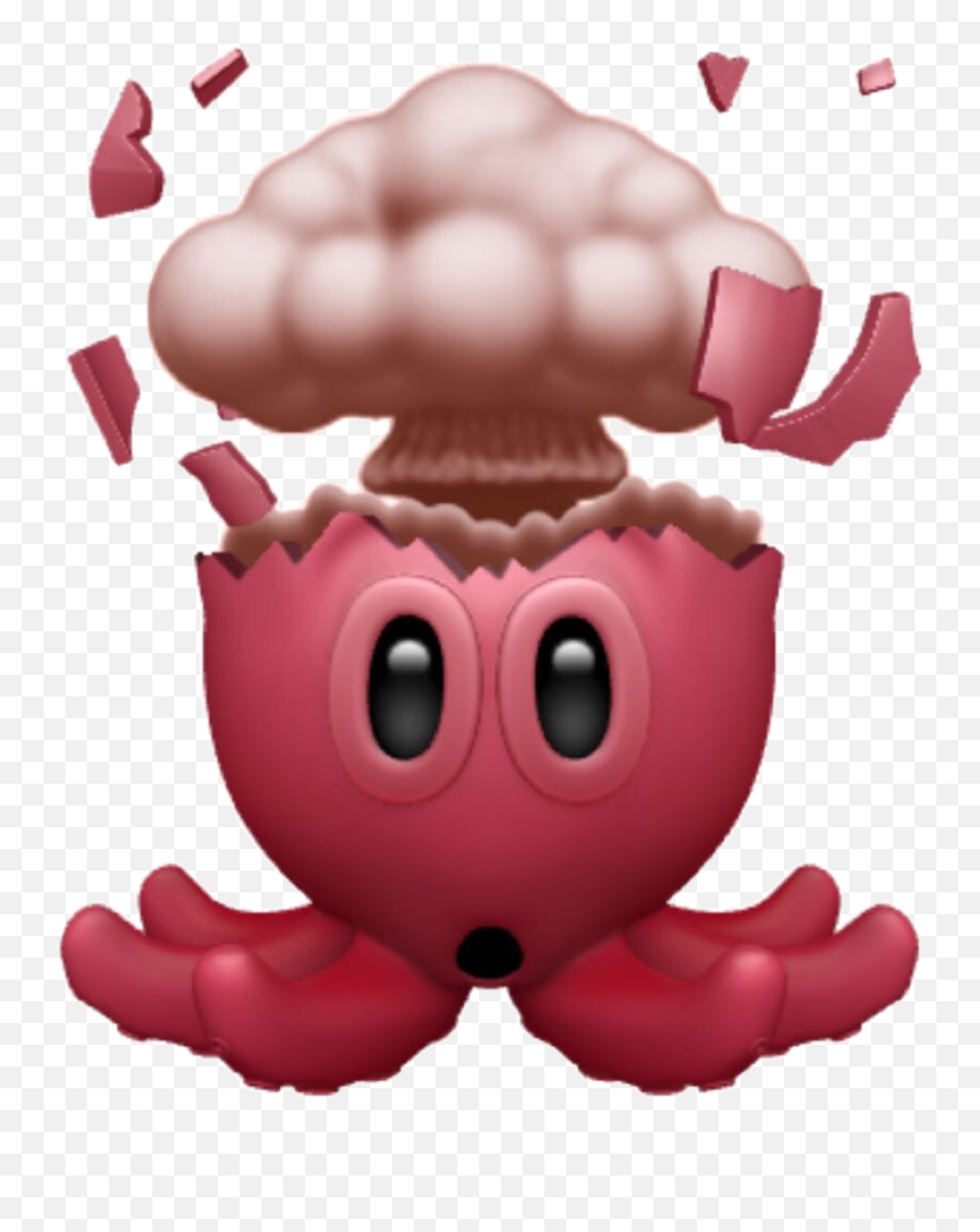 Octopus Emoji Cute Sticker,Octopus Emoji