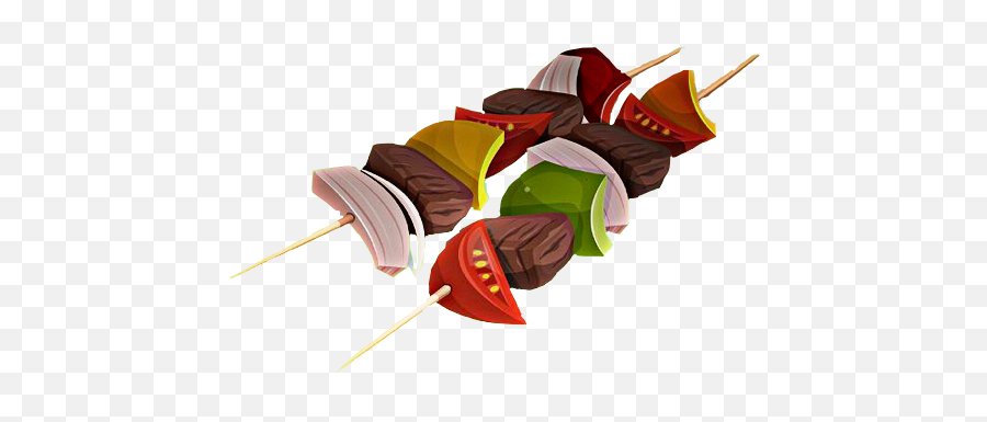 Bbq Kabab Kabobs Kababs Kabob Sticker - Shish Kabobs Clipart Emoji,Kabob Emoji