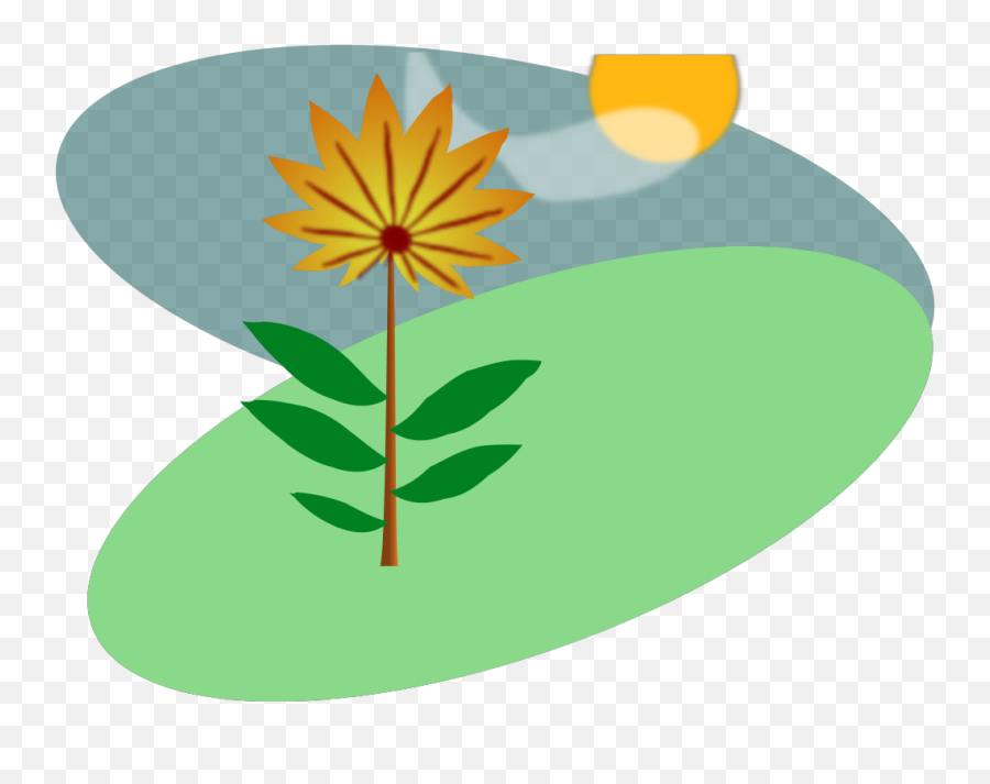 Cartoon Flower In The Sun Png Svg Clip Art For Web - Sunflowers Emoji,Thinking Emoji Sun
