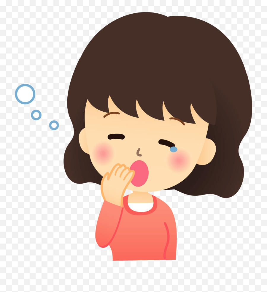 Woman Is Yawning Clipart - Girl Yawning Clipart Emoji,Yawning Emoji