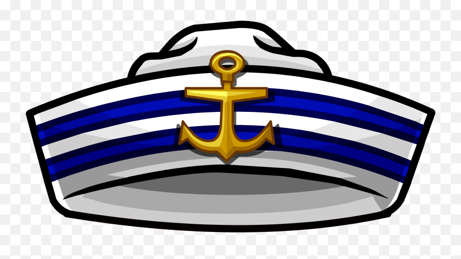 Hats Clipart Ship Captain Hats Ship - Sailor Hat Cartoon Png Emoji,Captain Hat Emoji