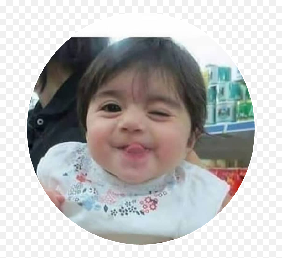Emoji Real Baby Cute Sticker By Vivek - Baby Girl Funny Meme,Child Emoji