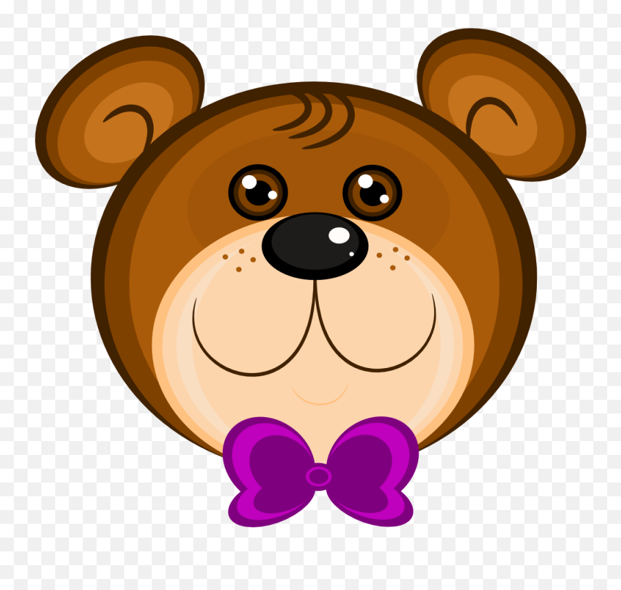 Emoji Clipart Bear Emoji Bear Transparent Free For Download - Clip Art Bear Head,Bear Emoticon